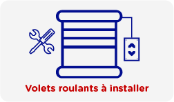 Volet roulant électrique filaire à installer