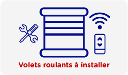 Volet roulant électrique radio à installer