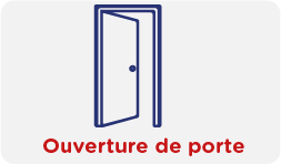 Ouverture de porte