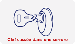 Extraire une clef cassée dans la serrure