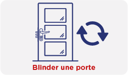 Blinder une porte