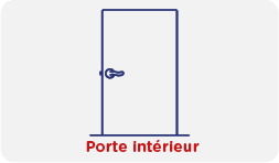 Ouverture de porte intérieur