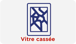 Vitre cassée