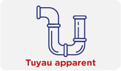 Tuyau apparent