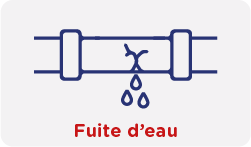 Fuite d'eau