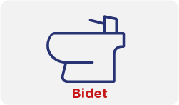 Fourniture et pose d'un bidet standard