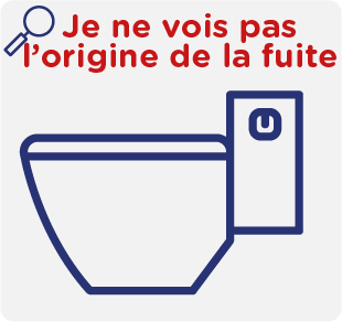 Réparation d'une fuite d'eau sur un WC suspendu