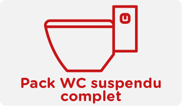 Fourniture et pose Pack WC suspendu complet standard