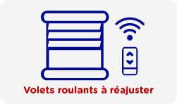 Volet roulant électrique radio à réajuster